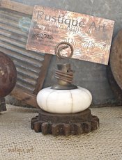 etsy rustiqueart Door Knob Photo Holder